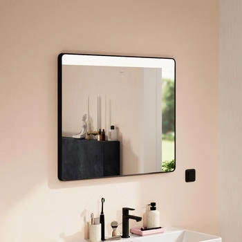 Hansgrohe Xarita Lite Q Spiegel mit horizontaler LED-Beleuchtung 800/30 für Wandschalter