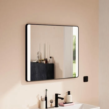 Hansgrohe Xarita Lite Q Spiegel mit seitlicher LED-Beleuchtung 800/30 für Wandschalter