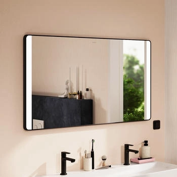 Hansgrohe Xarita Lite Q Spiegel mit seitlicher LED-Beleuchtung 1200/30 für Wandschalter