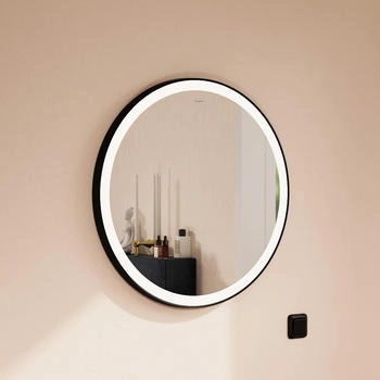 Hansgrohe Xarita Lite S Spiegel mit runder LED-Beleuchtung 700/30 für Wandschalter