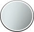 Ideal Standard Conca Spiegel rund 90 cm, mit Ambientelicht und Metallrahmen neutral, schwarz gerahmt