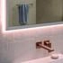 Hansgrohe Xarita E Spiegel 80 x 70 cm mit Berührungssensor mattweiß