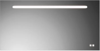 Burgbad Lin20 Spiegel mit LED-Beleuchtung 140 cm, mit Sensorschalter