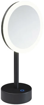 Cosmic Essentials Stand-Kosmetikspiegel mit dimmbarer LED-Beleuchtung schwarz-matt