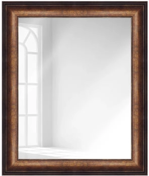 WANDStyle Wandspiegel H235 aus Kunststoff in Bronze 50x60 cm im Stil Klassisch