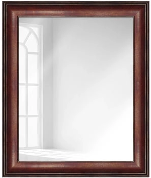WANDStyle Wandspiegel H235 aus Kunststoff in Rot 60x80 cm im Stil Klassisch