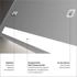 DSK LED-Lichtspiegel Silver Conde 120x60 cm