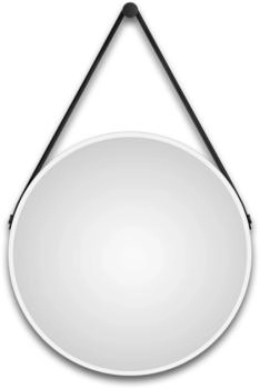 DSK LED-Lichtspiegel Silver Barbier Ø 50 cm Weiß Matt Rund