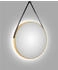 DSK LED-Lichtspiegel Silver Barbier Ø 80 cm Gold Rund