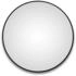 DSK Wandspiegel Silver Globo Ø 100 cm Schwarz Matt Rund