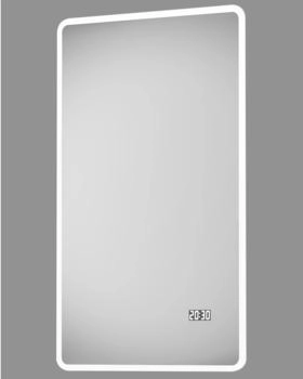 DSK LED-Lichtspiegel Silver Porto 45x70 cm