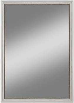 Kristall-Form Rahmenspiegel Montana Silber 50x70 cm