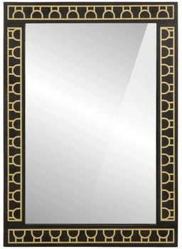 vidaXL Badspiegel 50x70x2,5 cm Massivholz Mango und Glas Modell 1
