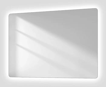 EMKE Badspiegel mit Beleuchtung 70x50 cm LED-Spiegel mit Wandschalter Kaltweiß