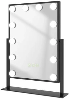 EMKE Hollywood Kosmetikspiegel 1x+7X Vergrößerung 3 Farbtemperatur 36x47cm