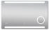 DSK LED-Lichtspiegel Silver Conde 100x60 cm
