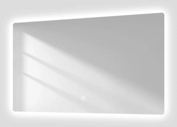 EMKE Badspiegel mit Beleuchtung 100x60 cm LED-Spiegel mit Touchschalter Neutralweiß