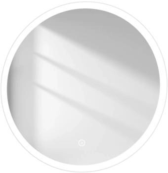 EMKE Rund Badezimmerspiegel 80cm Badspiegel mit Beschlagfrei Licht Touch-Schalter
