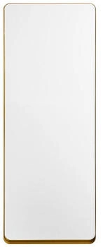 XORA Wandspiegel Gold rechteckig 60x160x3.5 cm