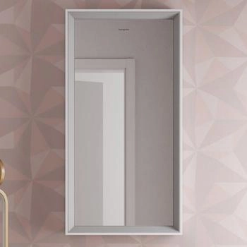 Hansgrohe Xarita E Spiegel 36 x 70 cm mit IR Sensor mattweiß