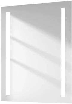 EMKE LED Badspiegel 80x60 cm Badezimmerspiegel mit Kaltweißer Beleuchtung
