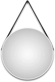 DSK LED-Lichtspiegel Silver Barbier Ø 80 cm Weiß Matt Rund