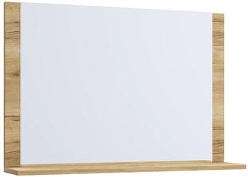 Mid.you Wandspiegel Eiche Honig rechteckig 60x65x17 cm
