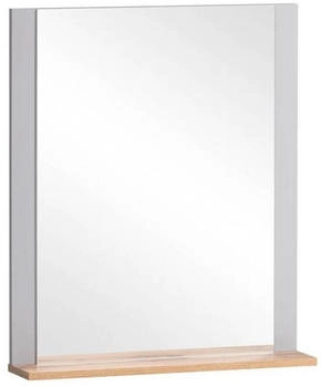 Mid.you Wandspiegel Platin rechteckig 60x71x12 cm
