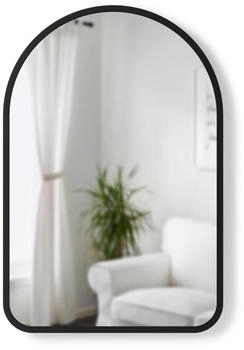 Umbra Wandspiegel Schwarz Freiform 62x93x3 cm