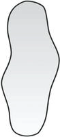 vidaXL Wandspiegel Schwarz 60x25 cm
