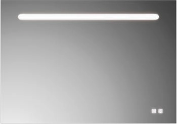 Burgbad Lin20 Spiegel mit LED-Beleuchtung 100 cm, mit Sensorschalter