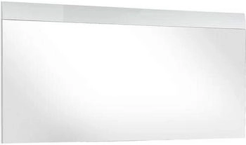 CarryHome Wandspiegel Adana Weiß rechteckig 134x63x3 cm