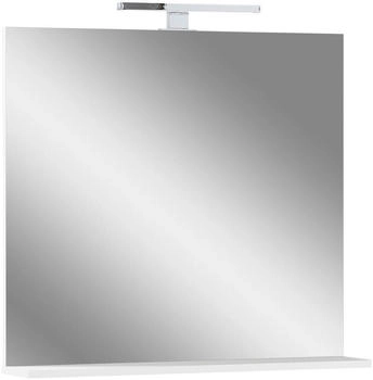 Germania Badezimmerspiegel 1429-84 Gw-Tulsa/ Arvada/ Mauresa Weiß rechteckig 76x75x15 cm