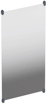 Hewi Serie 801 Wandspiegel mit Haltern anthrazitgrau, matt