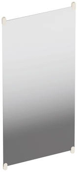 Hewi Serie 801 Wandspiegel mit Haltern reinweiß, matt