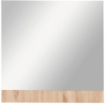 XORA Wandspiegel Natur quadratisch 84x84x2 cm
