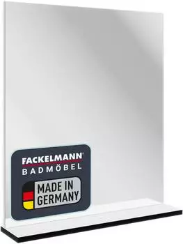 Fackelmann Spiegelelement TE-A mit Ablage weiß (85983)