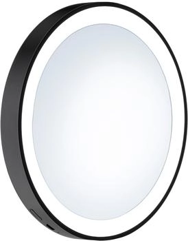 Smedbo Outline Lite LED-Kosmetikspiegel mit Saugknäpfen, schwarz (FB625)