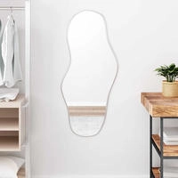 vidaXL Wandspiegel Silbern 100x45 cm