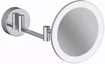 Kludi VELA R LED-Kosmetikspiegel mit Wandhalterung chrom 5899505W