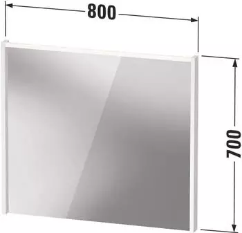 Duravit D-Code Spiegel mit LED Beleuchtung DC7077022220000