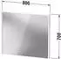 Duravit D-Code Spiegel mit LED Beleuchtung DC7077022220000