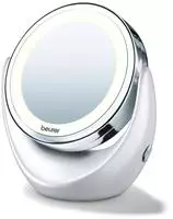 BEURER Kosmetikspiegel "BS 49 beleuchteter Kosmetikspiegel mit LED-Licht" Mit 5-fach