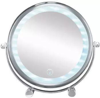 Kleine Wolke LED-Kosmetikspiegel Bright Mirror Shorty Silber Chrom (4004478278943)