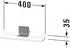 Duravit Sivida Spiegel Ablage 400x115x35mm SV74300BD490000