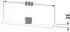 Duravit Sivida Spiegel Ablage 800x115x35mm SV7432010HH0000