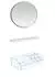 Laufen Frame 25 Accessoires-Set mit Kosmetikspiegel, Magnetleiste und Schale (H4906009000001)
