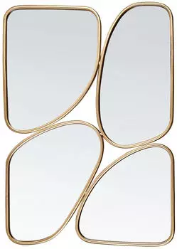 Beliani Diancey Wandspiegel Metall Gold 70x100cm (Diancey)