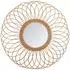 Atmosphera Rosette Spiegel Rattan, Ø58cm (ATM-158213)