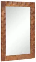 vidaXL Badezimmer Spiegel Akazienbraune Oberfl&auml;che 50 x 70 x 2,5 cm